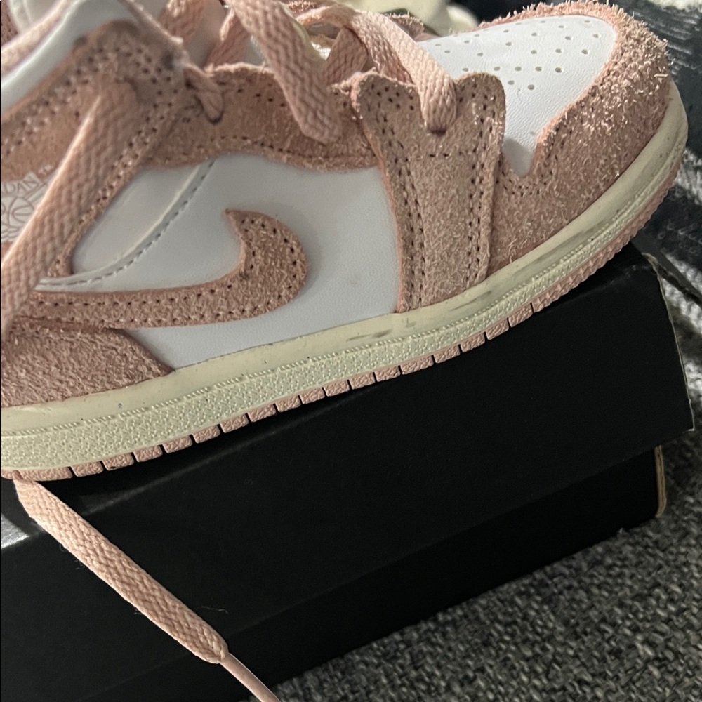 Pink and White Sneakers